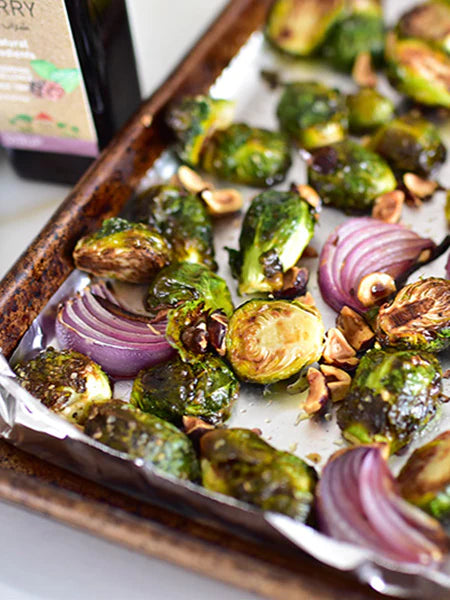 Brussels Sprouts with Mulberry Syrup