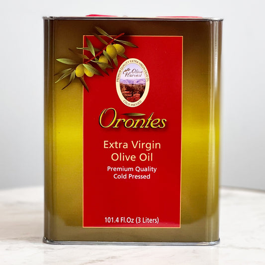 Orontes EVOO Extra Virgin Olive Oil, 3L tin